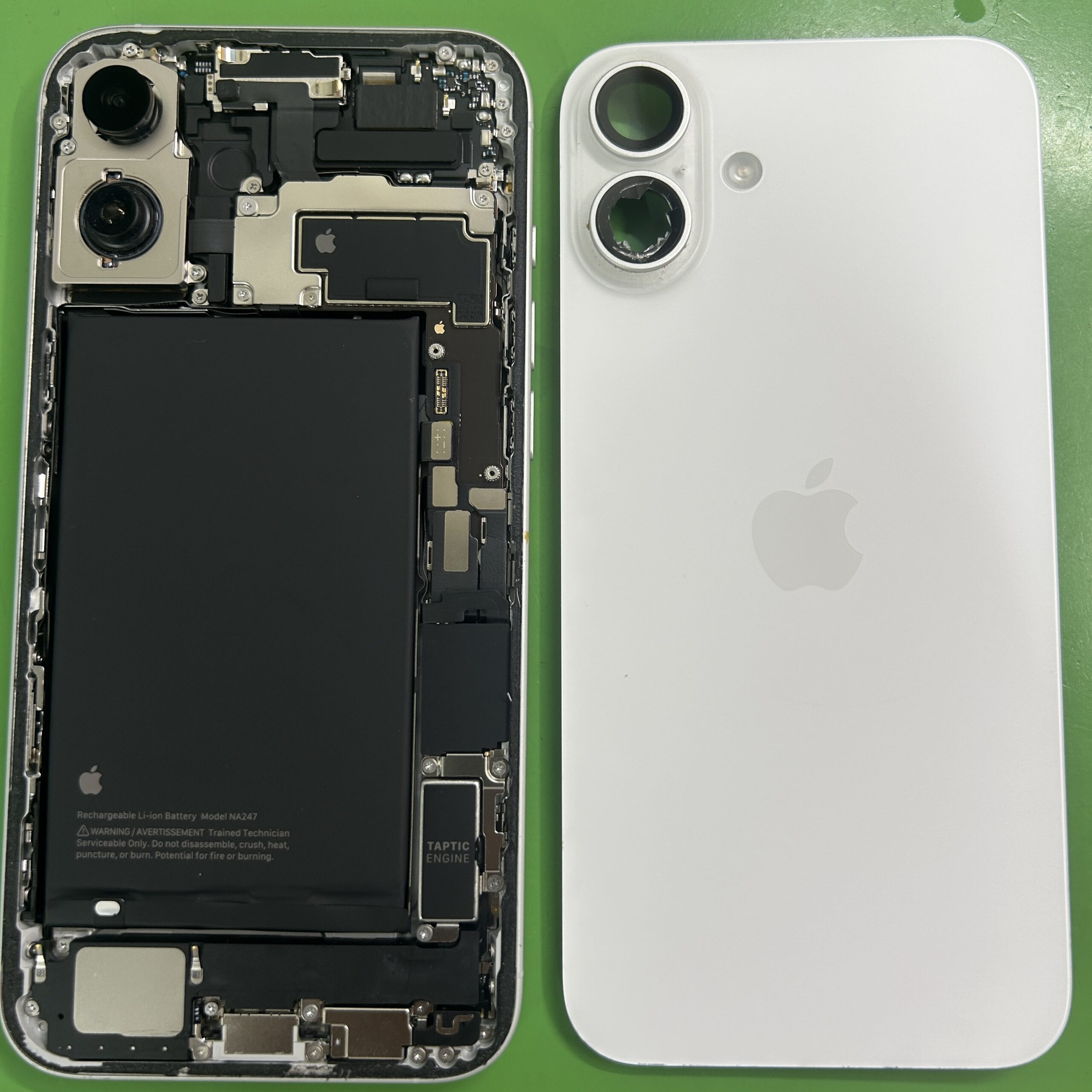 iPhone 16 リアカメラレンズ交換